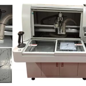 PCB Router Depanelizer with Dual Workstations